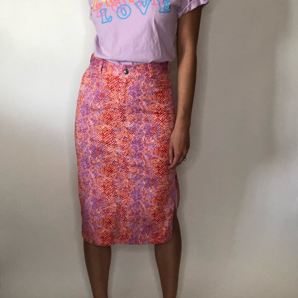 🌺 {Vintage} colorful skirt